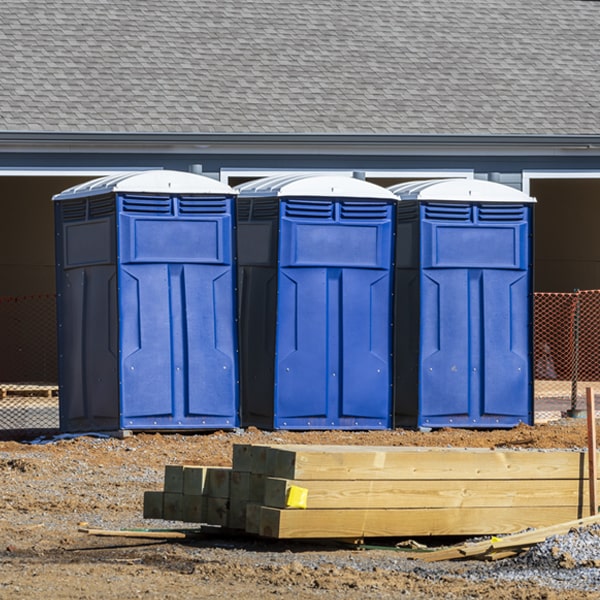 are there any restrictions on where i can place the porta potties during my rental period in Drummond Oklahoma